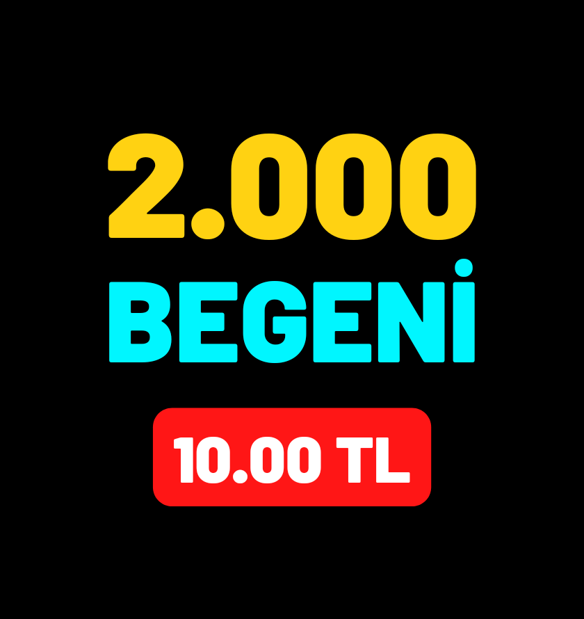 ⚡ ULTRA KALİTELİ 1.000 BEĞENİ!!!