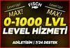 ⭐[0-MAX LVL!]⭐FİSCH LEVEL HİZMETİ