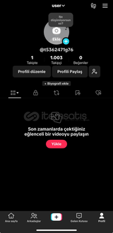 0 KULLANILMAMIŞ 1K TAKIPCILI MAILLI HESAP