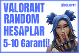 5-10 Skinli Random Valorant Hesapları!