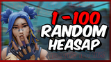 ⭐1-100 SKİN RANDOM HESAP⭐