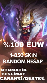 ⭐1-850 EUW GARANTİLİ RANDOM HESAP ⭐