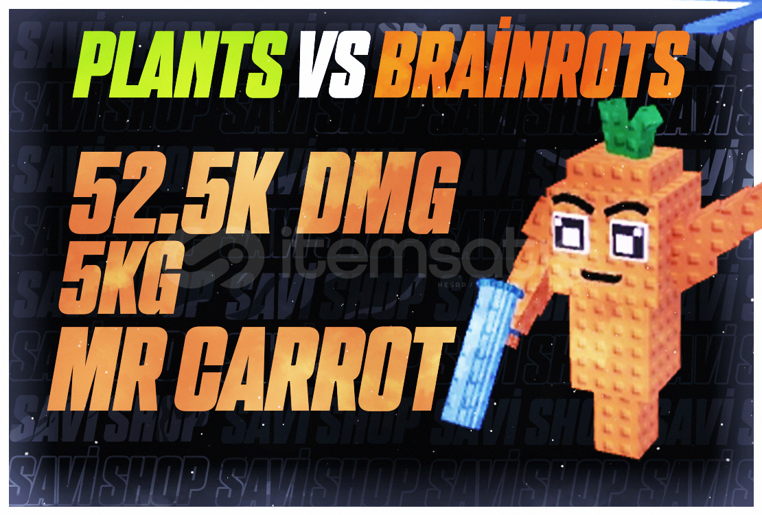 1 ADET 52.5K DMG 5KG MR CARROT 1 ADET 52.5K DMG 5KG MR CARROT