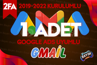1 ADET ADS UYUMLU GMAİL ( 2019-2022 KURULUM )