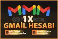 ⭐ 1 ADET ESKİ TARİHLİ KALİTELİ GMAİL⭐ 