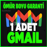 1 Adet Gmail [Ömür Boyu]