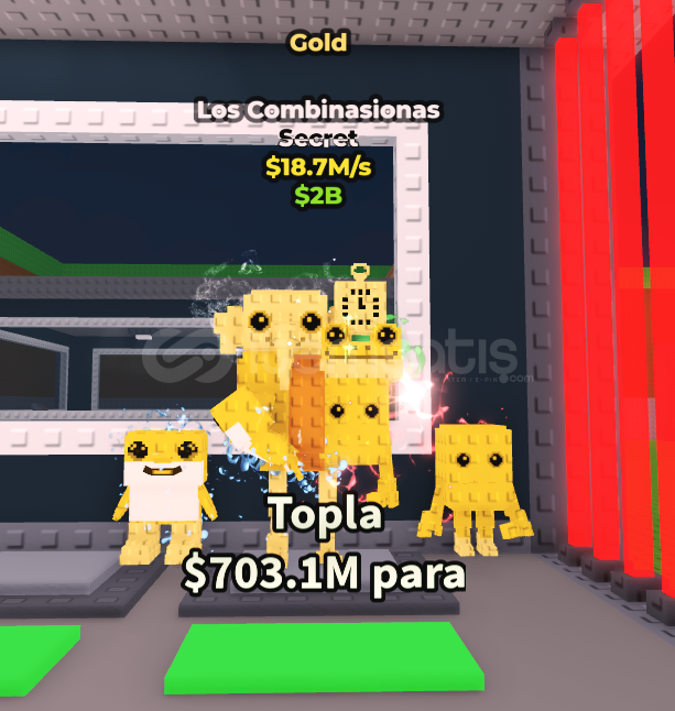 1 Adet Gold Los Combinasionas!  1 Adet Gold Los Combinasionas!