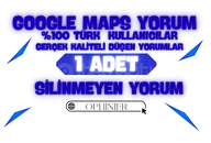 1 ADET | GOOGLE MAPS KALICI TÜRK YORUMU