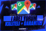 1 ADET GOOGLE MAPS YORUM | GARANTİLİ | HIZLI