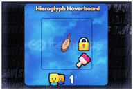 1 ADET HİEROGLYPH HOVERBOARD (RACE CLİCKER)