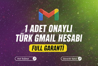 1 ADET ONAYLI GMAİL TR Hızlı Satış