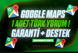⭐ 1 ADET PREMİUM GOOGLE MAPS YORUMU⭐