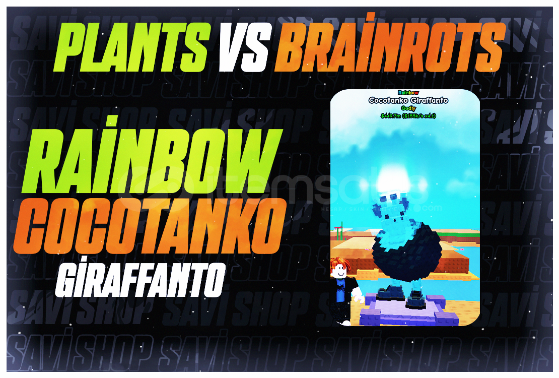 1 ADET RAİNBOW COCOTANKO GİRAFFANTO $155K/S 1 ADET RAİNBOW COCOTANKO GİRAFFANTO $155K/S