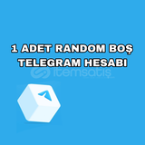 1 ADET RANDOM TELEGRAM HESABI