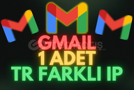 1 Adet TR Gmail | Premium Kalite + Manuel Açım