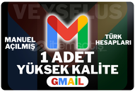 ⚡️ 1 Adet Türk Gmail Hesabı ⭐️ GARANTİLİ ⭐️