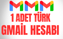 1 ADET TÜRK GMAİL HESABI [SAĞLAM HESAP]