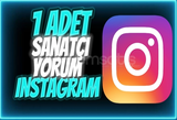 1 ADET TÜRK SANATÇI YORUM ⭐ INSTAGRAM ⚡ANINDA