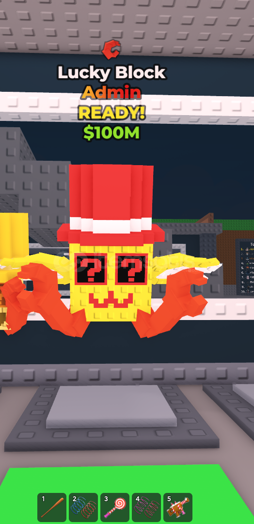 1 Admin Lucky Block  1 Admin Lucky Block