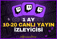 ⭐[1 AY] | 10-20 CANLI İZLEYİCİ⭐