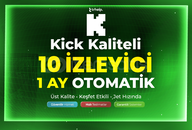 1 Ay - 10 Canlı Yayın İzleyici - Garanti