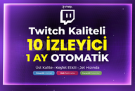 1 Ay - 10 Canlı Yayın İzleyici | Garanti