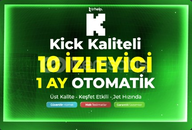 1 Ay - 10 Canlı Yayın İzleyici - Garanti