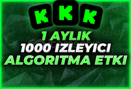 ⭐[1 Ay - 1000 Gerçek Canlı İzleyici]+ALGORİTMA⭐