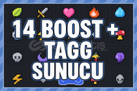 ツ [1 ay 14 Boostlu] GUILD KİŞİYE ÖZEL TAG Sunucu