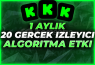 ⭐[1 Ay - 20 Gerçek Canlı İzleyici]+ALGORİTMA⭐