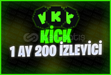 ⭐[1 AY] 200 KİCK CANLI İZLEYİCİ ( OTOMATİK! )