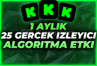 ⭐[1 Ay - 25 Gerçek Canlı İzleyici]+ALGORİTMA⭐