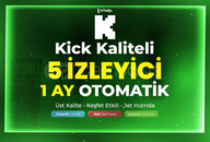 1 Ay - 5 Canlı Yayın İzleyici - Garanti