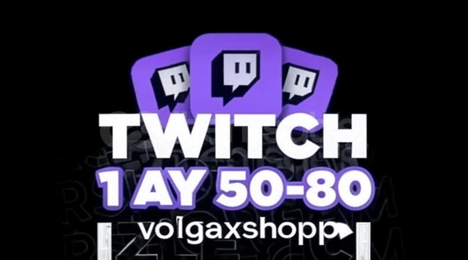 (1 Ay ) 50-80 Canlı İzleyici Twitch (1 Ay ) 50-80 Canlı İzleyici Twitch