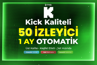 1 Ay - 50 Canlı Yayın İzleyici - Garanti