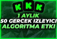 ⭐[1 Ay - 50 Gerçek Canlı İzleyici]+ALGORİTMA⭐