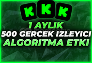 ⭐[1 Ay - 500 Gerçek Canlı İzleyici]+ALGORİTMA⭐