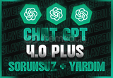 ⭐1 AY⭐ PROBLEMSİZ⭐ CHATGPT PLUS 4.0 & 4-o