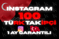 ⭐1 AY GARANTİ⭐INSTAGRAM 100 TÜRK TAKİPÇİ
