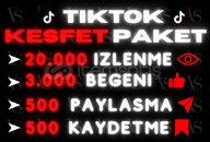 ⭐KEŞFET ETKİSİ⭐TIKTOK KESFET PAKETI