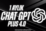 1 AY GARANTİLİ CHATGPT PLUS GPT-4o Dall-e