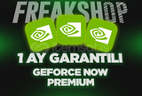 1 Ay Garantili Geforce Now Premium Hesap