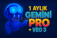 ✅ 1 Ay Gemini Pro VEO 3 [Kişisel Hesap]