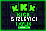 ⭐️[1 AY] KICK 5 CANLI İZLEYİCİ