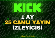 ⭐[1 AY] 25 CANLI YAYIN İZLEYİCİSİ⭐
