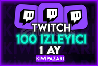 ⭐️[1 AY] TWITCH 100 CANLI İZLEYİCİ