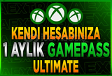 Anlık | 1 AY Xbox Gamepass Ultimate