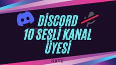 [1 AYLIK] 10 ADET DİSCORD SESLİ KANAL ÜYESİ