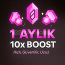 ⭐️1 Aylık 10x Boost [BOTSUZ + ANINDA TESLİMAT]