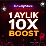 1 AYLIK 10X BOOST DİSCORD